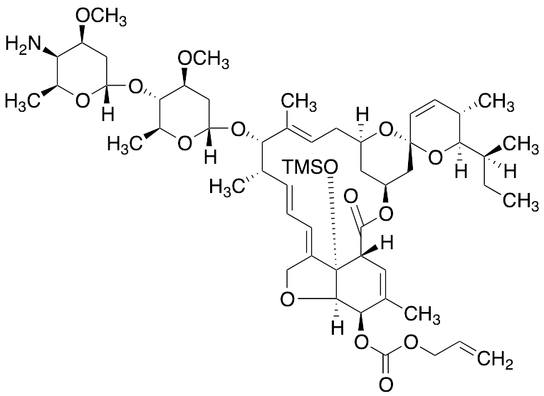 4''-Amino-5-O-[(2-propenyloxy)carbonyl] O’-TMS Abamectin