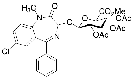 Temazepam 2,3,4-Triacetate-Beta-D-glucopyranuronic Acid Methyl Ester
