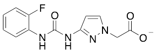 2-(3-(3-(2-Fluorophenyl)ureido)-1H-pyrazol-1-yl)acetate