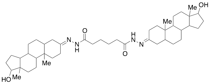 Bis[(l7beta-hydroxy-5alpha-androstan-3-ylidene)hydrazide] Adipic Acid