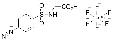 4-[[(Carboxymethyl)amino]sulfonyl]benzenediazonium Hexafluorophosphate