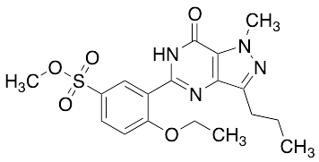 Methyl 4-ethoxy-3-(1-methyl-7-oxo-3-propyl-6,7-dihydro-1H-pyrazolo[4,3-d]pyrimidin-5-yl)benzenesulfonate