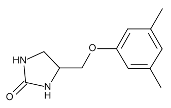 4-((3,5-Dimethylphenoxy)methyl)imidazolidin-2-one