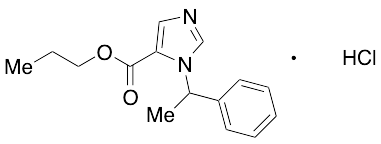 1-(1-Phenylethyl)-1H-imidazole-5-carboxylic Acid Propyl Ester Hydrochloride
