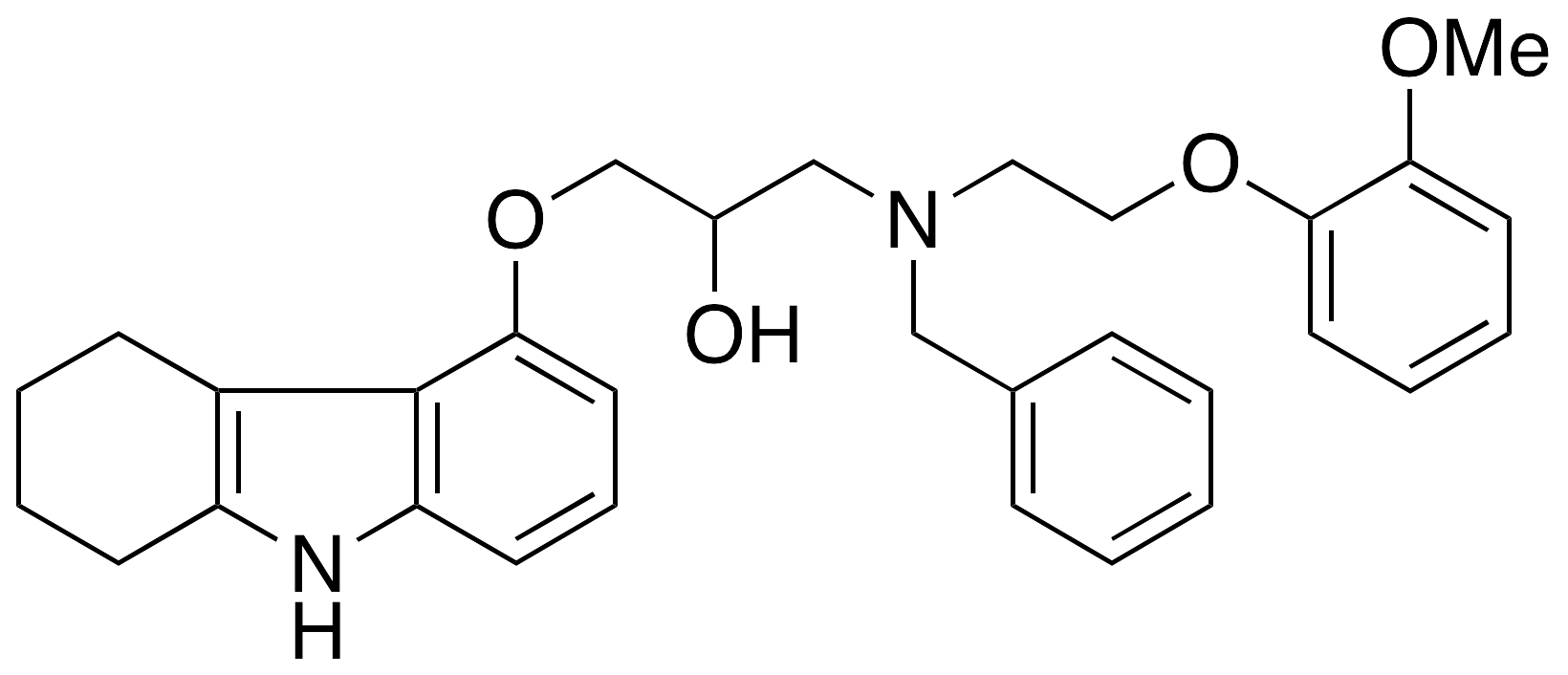 N-Benzyl 6,7,8,9-Tetrahydro Carvedilol