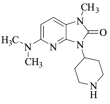 5-Dimethylamino-1-methyl-3-piperidin-4-yl-1,3-dihydroimidazo[4,5-b]pyridin-2-one