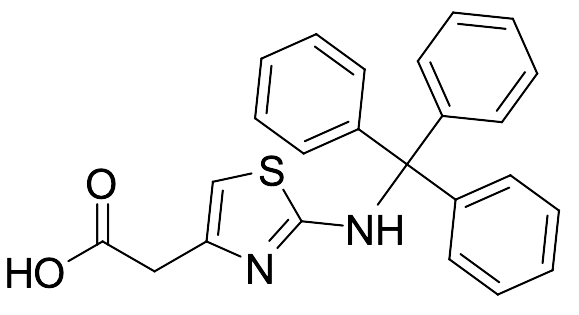 2-(Tritylamino)-4-thiazolylacetic Acid