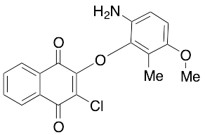 2-(6-Amino-3-methoxy-2-methylphenoxy)-3-chloro-1,4-naphthalenedione