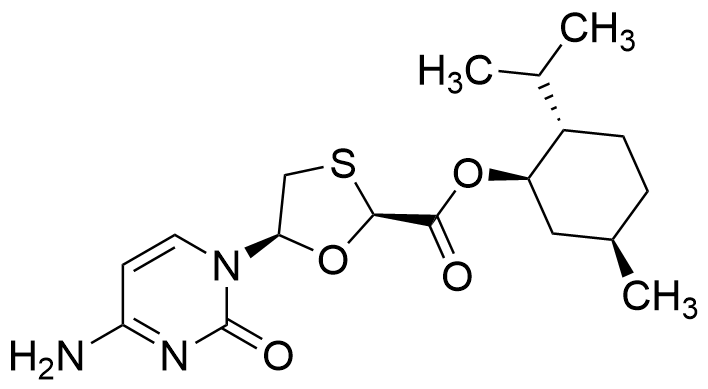 (1R,2S,5R)-5-Methyl-2-(1-methylethyl)cyclohexyl (2S,5R)-5-(4-amino-2-oxo-1(2H)-pyrimidinyl)-1,3-oxathiolane-2-carboxylate