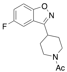 1-[4-(5-Fluoro-1,2-benzisoxazol-3-yl)-1-piperidinyl]ethanone