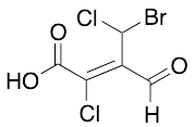 (2E)-4-Bromo-2,4-dichloro-3-formyl-2-butenoic Acid
