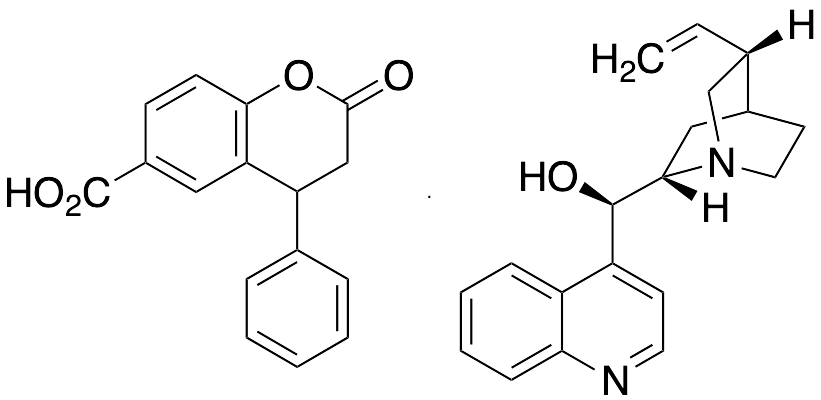 6-Carboxyl-4-phenyl-3,4-dihydrocoumarin Cinchonidine Salt