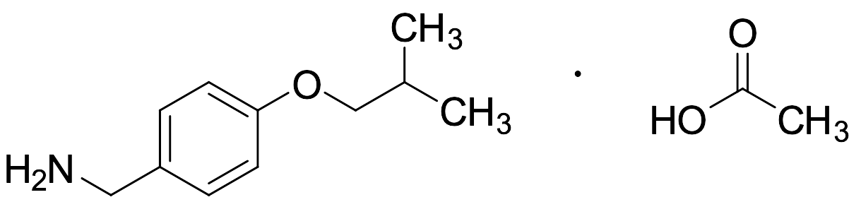 4-Isobutoxybenzylamine Acetate