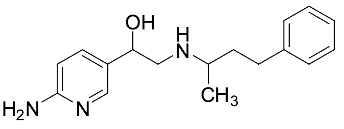 1-(6-Aminopyridin-3-yl)-2-(4-phenylbutan-2-ylamino)ethanol