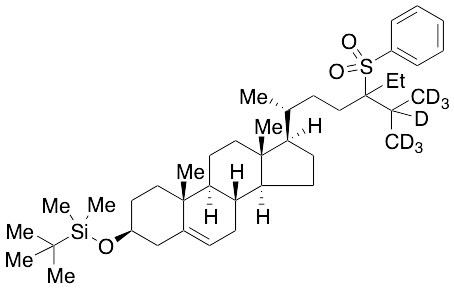 3-O-tert-Butyldimethylsilyl-24-ethyl-24-phenylsulfonyl-cholest-5-ene-3-ol-d7