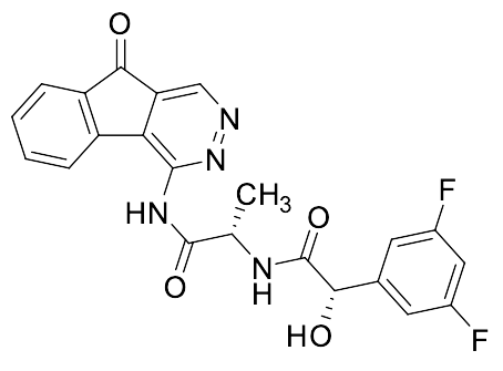 (S)-2-((S)-2-(3,5-Difluorophenyl)-2-hydroxyacetamido)-N-(9-oxo-9H-indeno[1,2-d]pyridazin-4-yl)propanamide
