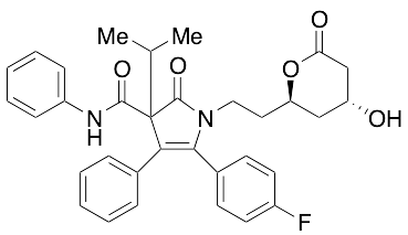 5-(4-Fluorophenyl)-2,3-dihydro-3-(1-methylethyl)-2-oxo-N,4-diphenyl-1-[2-tetrahydro-4-hydroxy-6-oxo-2H-pyran-2-yl]ethyl]-1H-pyrrole-3-carboxamide