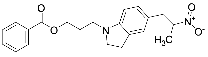 2,​3-​Dihydro-​5-​(2-​nitropropyl)​-​1H-​indole-​1-​propanol 1-​Benzoate