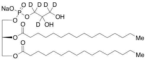 1,2-Dipalmitoyl-sn-glycero-3-phospho-rac-(1-glycerol)-d5 Sodium Salt
