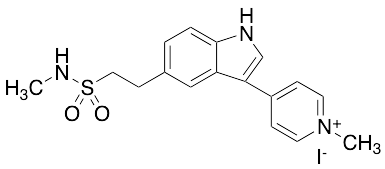 1-Methyl-4-[5-(2-methylsulfamoylethyl)-1H-indol-3-yl]pyridinium Iodide
