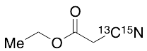 Ethyl 2-Cyanoacetate-13C 15N