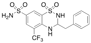 6-Destrifluoromethyl-5-trifluoromethyl Bendroflumethiazide (Impurity)