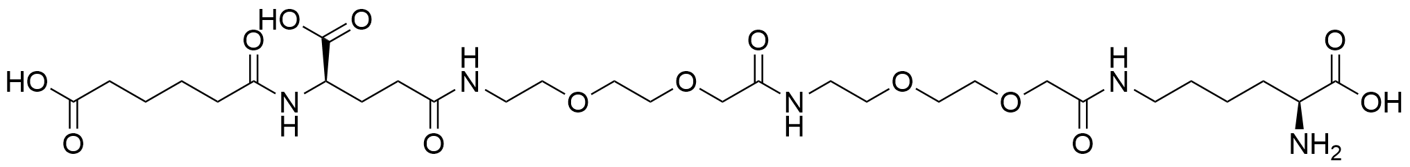 (1S,28R)-1-Amino-7,16,25,30-tetraoxo-9,12,18,21-tetraoxa-6,15,24,29-tetraazatetratriacontane-1,28,34-Tricarboxylic Acid