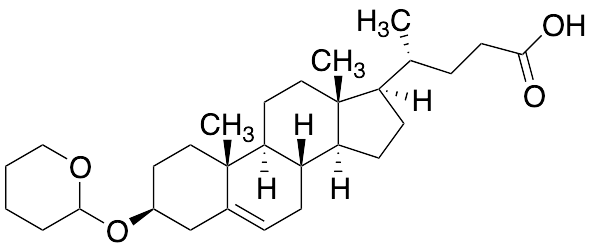 (3b)​-3-​[(Tetrahydro-​2H-​pyran-​2-​yl)​oxy]​-chol-​5-​en-​24-​oic Acid