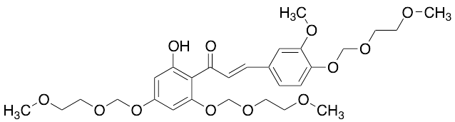 1-​[2-​Hydroxy-​4,​6-​bis[(2-​methoxyethoxy)​methoxy]​phenyl]​-​3-​[3-​methoxy-​4-​[(2-​methoxyethoxy)​methoxy]​phenyl]​-2-​propen-​1-​one