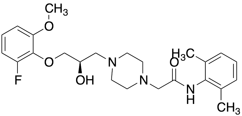 (R)-N-(2,6-Dimethylphenyl)-2-(4-(3-(2-fluoro-6-methoxyphenoxy)-2-hydroxypropyl)piperazin-1-yl)acetamide