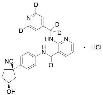 rac trans-3-Hydroxy Apatinib-d4 Hydrochloride