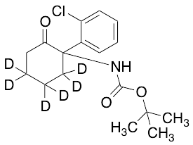 N-​[1-​(2-​Chlorophenyl)​-​2-​oxocyclohexyl]​-​carbamic-d6 Acid 1,​1-​Dimethylethyl Ester