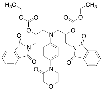 Diethyl (((4-(3-Oxomorpholino)phenyl)azanediyl)bis(1-(1,3-dioxoisoindolin-2-yl)propane-3,2-diyl)) dicarbonate