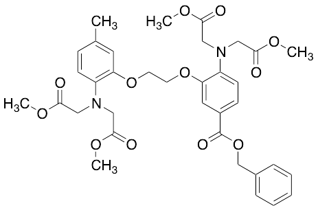 4-​[Bis(2-​methoxy-​2-​oxoethyl)​amino]​-​3-​[2-​[2-​[bis(2-​methoxy-​2-​oxoethyl)​amino]​-​5-​methylphenoxy]​ethoxy]​-benzoate