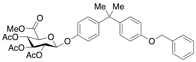 4’-O-Benzyl Bisphenol A Tri-O-acetyl-Beta-D-glucuronic Acid Methyl Ester
