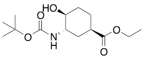 (1R,3S,4S)-3-(Boc-amino)-4-hydroxy-cyclohexanecarboxylic Acid Ethyl Ester