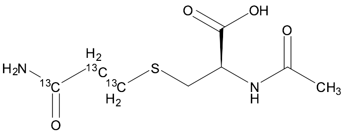 N-Acetyl-S-(carbamoylethyl)-L-cysteine-13C3