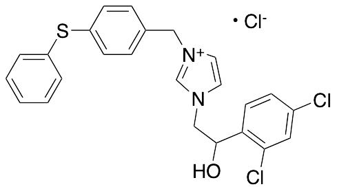 3-[2-(2,4-Dichlorophenyl)-2-hydroxyethyl]-1-[[4-(phenylthio)phenyl]methyl]-1H-imidazolium Chloride
