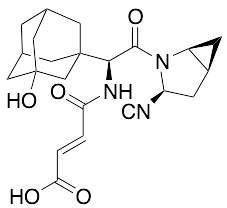 (E)-4-(((S)-1-((1r,3R,5R,7S)-3-Hydroxyadamantan-1-yl)-2-((1S,3R,5S)-3-isocyano-2-azabicyclo[3.1.0]hexan-2-yl)-2-oxoethyl)amino)-4-oxobut-2-enoic Acid
