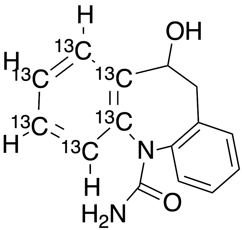10,11-Dihydro-10-hydroxy Carbamazepine-13C6