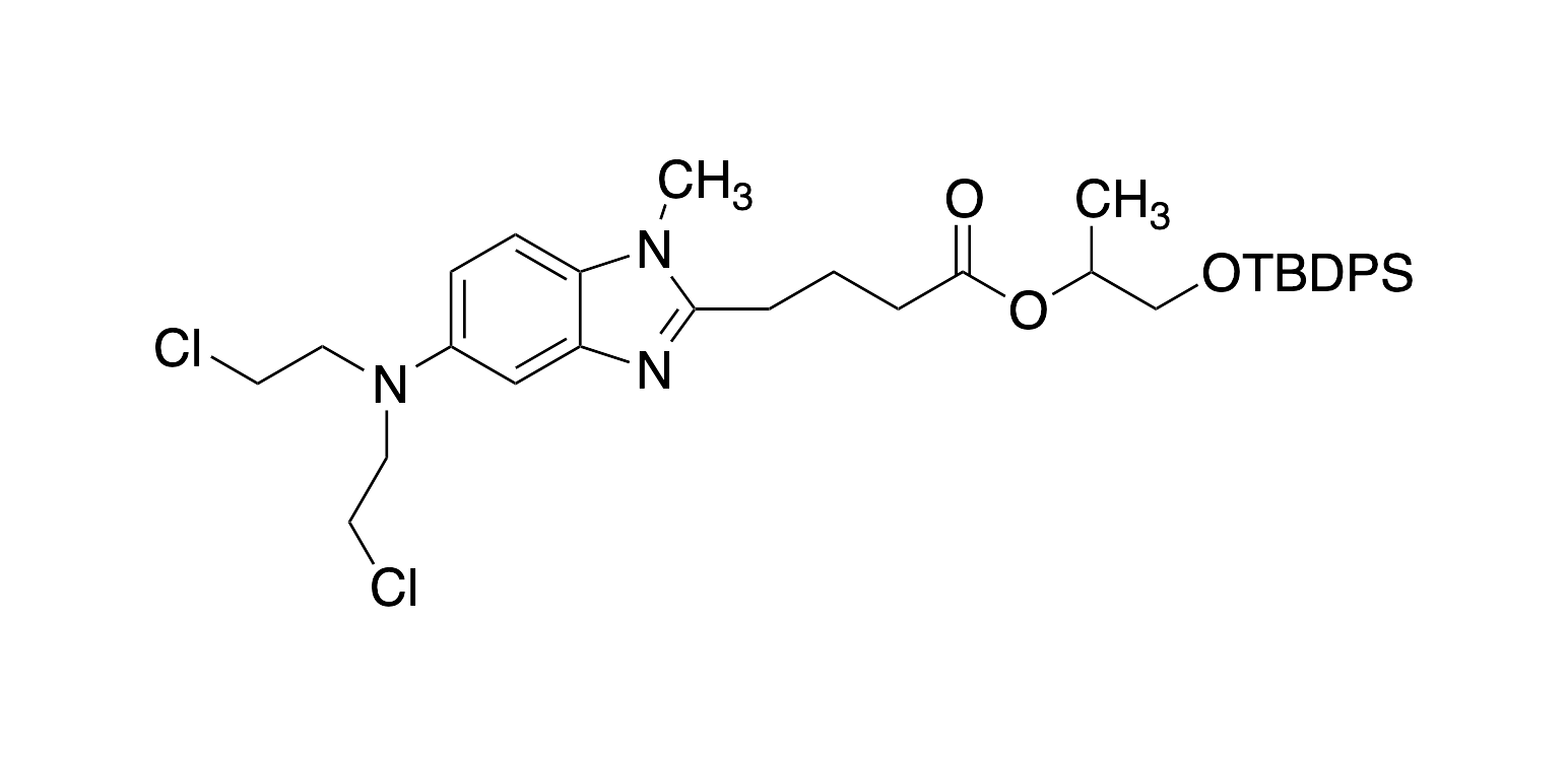 1-((tert-Butyldiphenylsilyl)oxy)propan-2-yl 4-(5-(bis(2-chloroethyl)amino)-1-methyl-1H-benzo[d]imidazol-2-yl)butanoate
