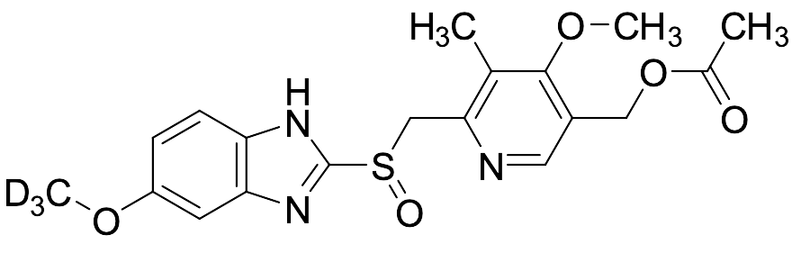 5-Hydroxy Acetate Omeprazole D₃