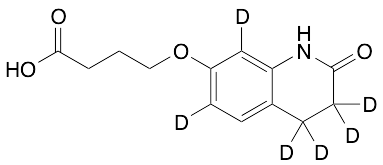 3,4-Dihydro-7-(3’carboxy)propoxy-2(1H)-(quinolinone-2,2,3,3,6,8-d6)