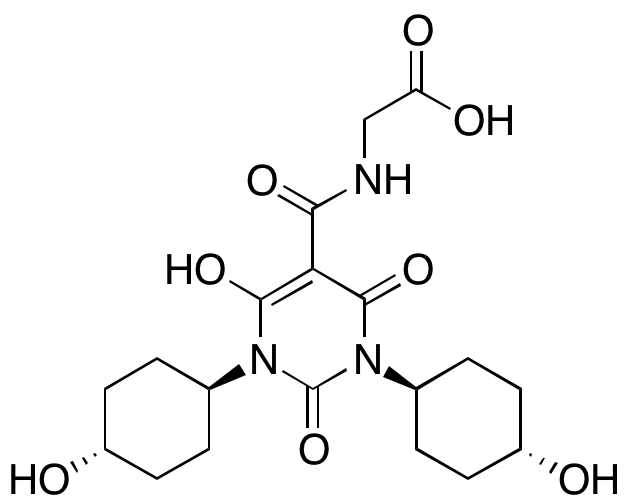 N1,N3-Bis(descyclohexyl) N1,N3-Bis(trans-4-Hydroxy-Cyclohexyl) Daprodustat