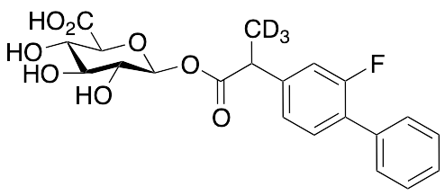 Flurbiprofen Acyl-Beta-D-glucuronide-d3 (Mixture of Diastereomers)