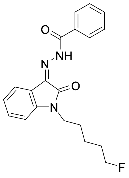 (Z)-N'-(1-(5-Fluoropentyl)-2-oxoindolin-3-ylidene)benzohydrazide