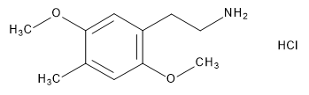 2,5-dimethoxy-4-methyl-phenylethylamine hydrochloride (2C-D)