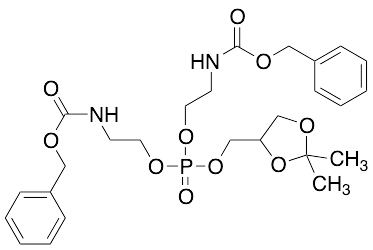 (2,2-Dimethyl-1,3-dioxolan-4-yl)methyl Dibenzyl Carbamate Phosphate