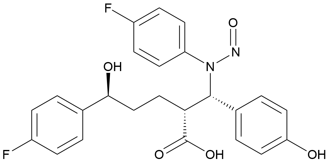 N-Nitroso Ezetimibe Open-Ring Acid (mixture of diastereomers)