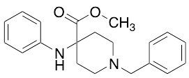 4-(Phenylamino]-1-benzyl-4-piperidinecarboxylic Acid Methyl Ester